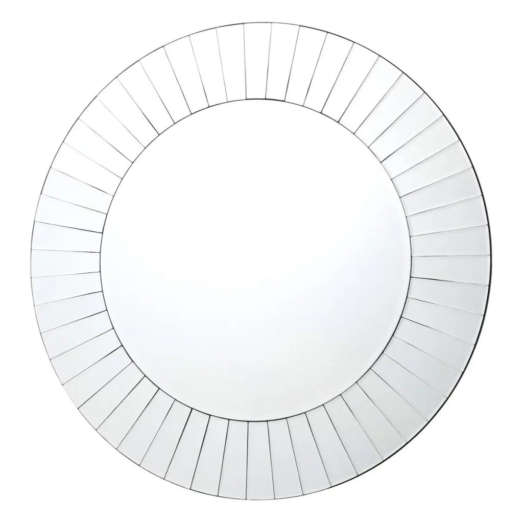 Lahaina Bevelled Round Mirror 80cm