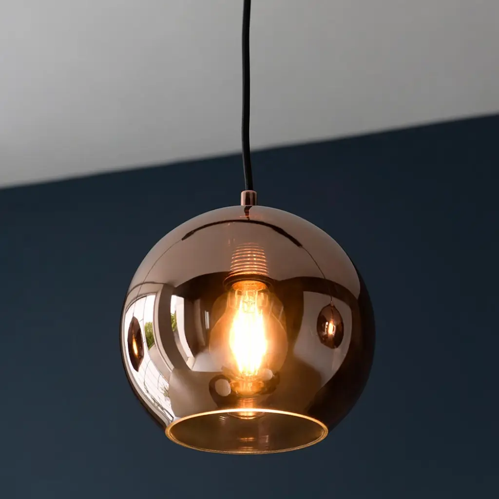 Boli 3 Light Linear Pendant in Copper Finish