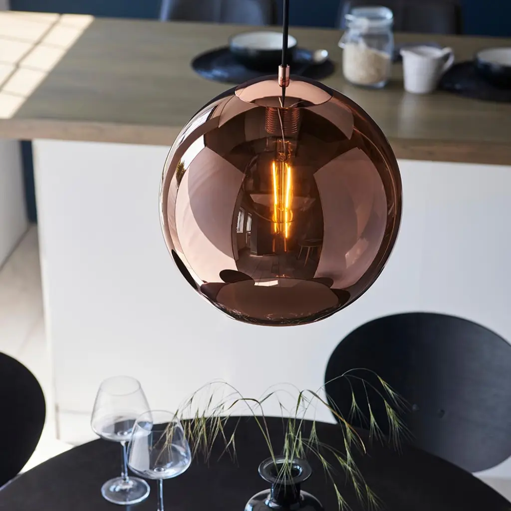 Boli Single Pendant in Copper Finish