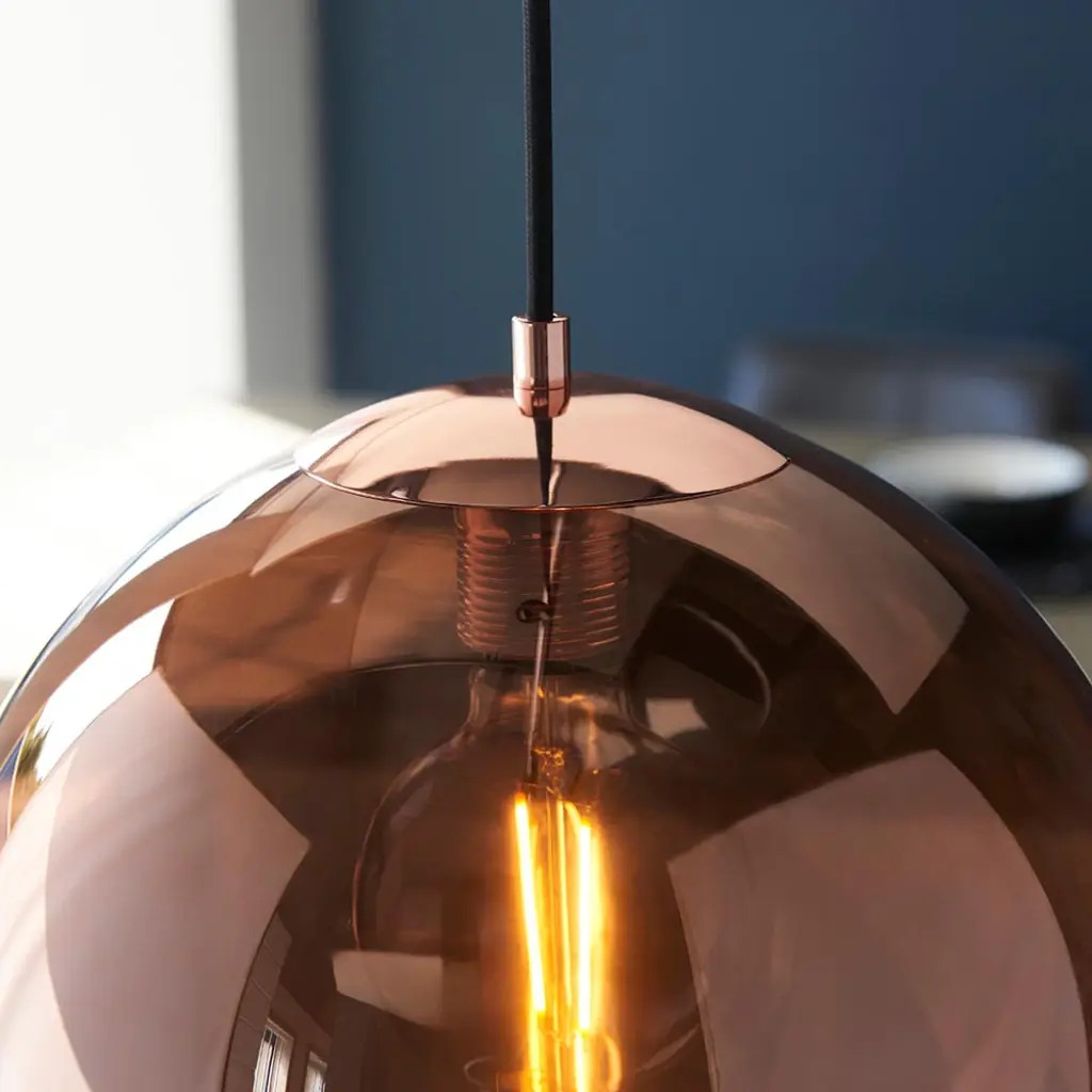 Boli Single Pendant in Copper Finish