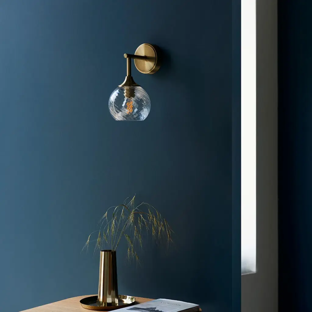 Allegra Wall Light in Antique Brass