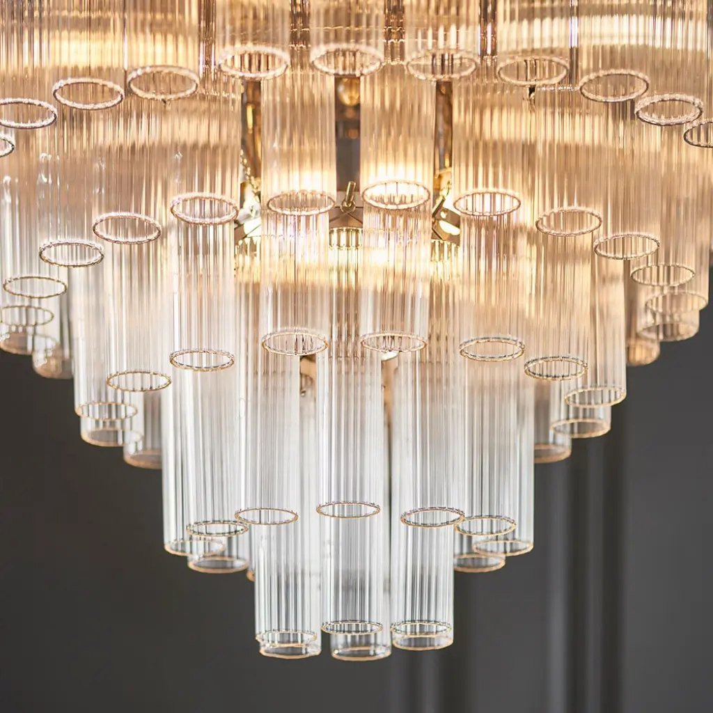 Toulouse 12 Light Pendant in Polished Nickel
