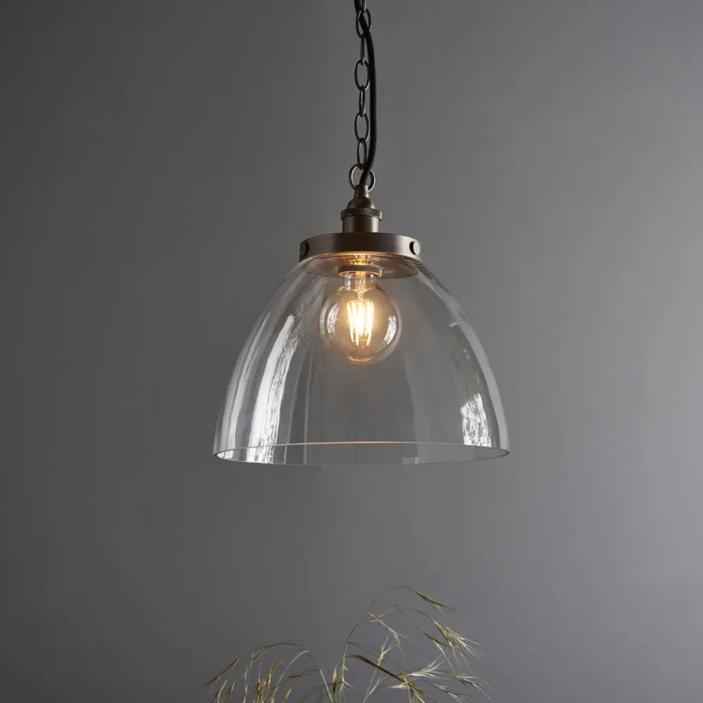 Hansen Grand Pendant in Brushed Silver