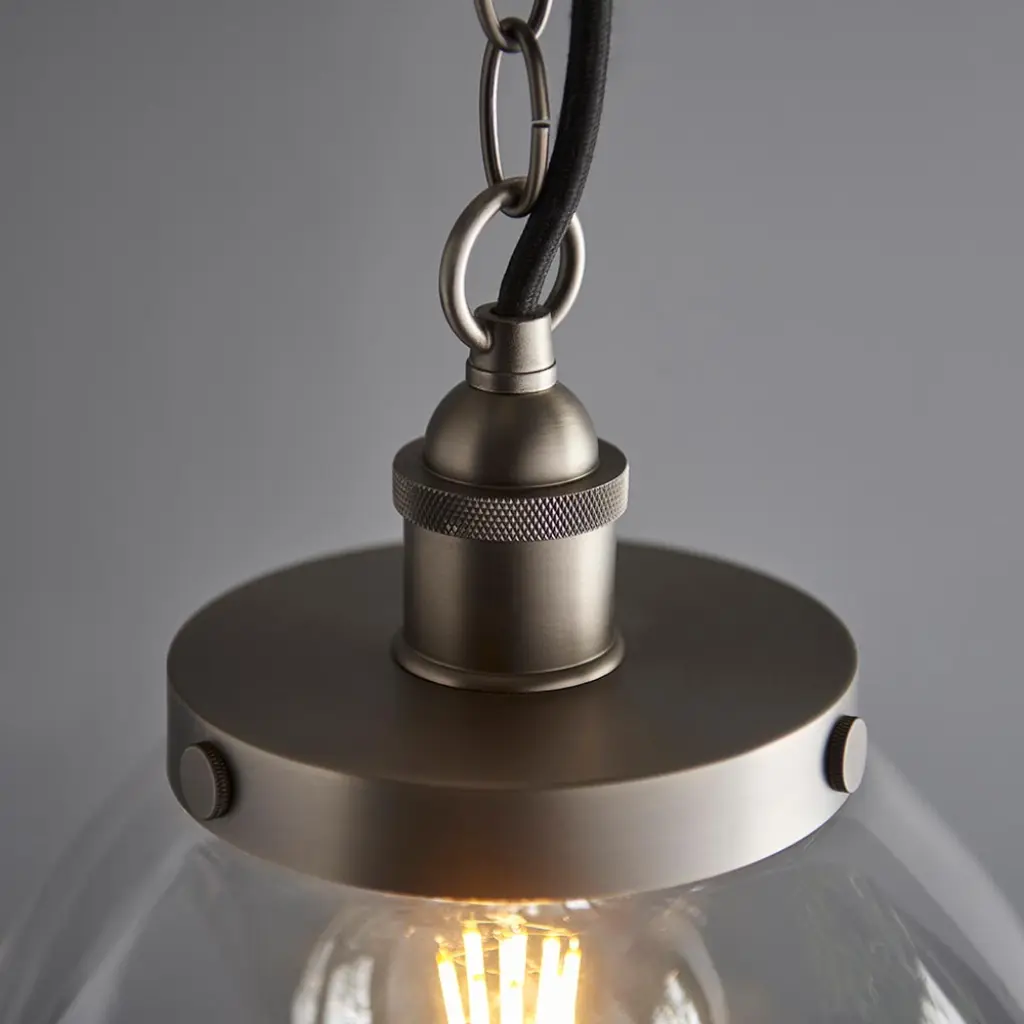 Hansen Grand Pendant in Brushed Silver