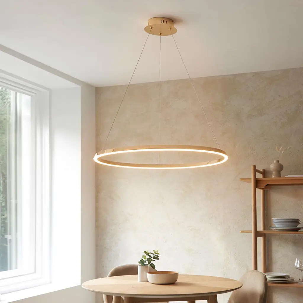 Staten LED French Gold Pendant