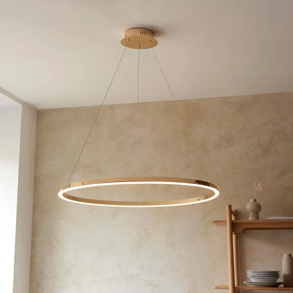Staten LED French Gold Pendant