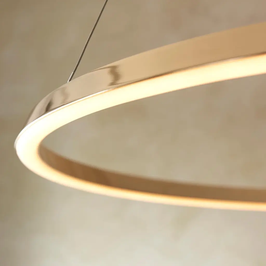 Staten LED French Gold Pendant