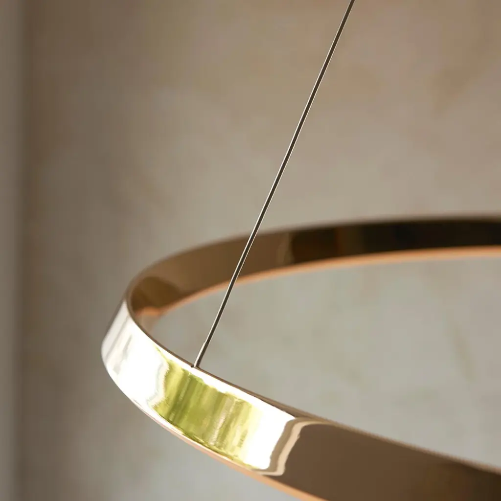 Staten LED French Gold Pendant