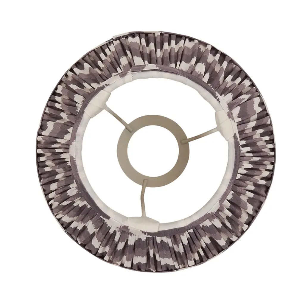 Zigzag 200mm Pearl Grey Tapered Shade