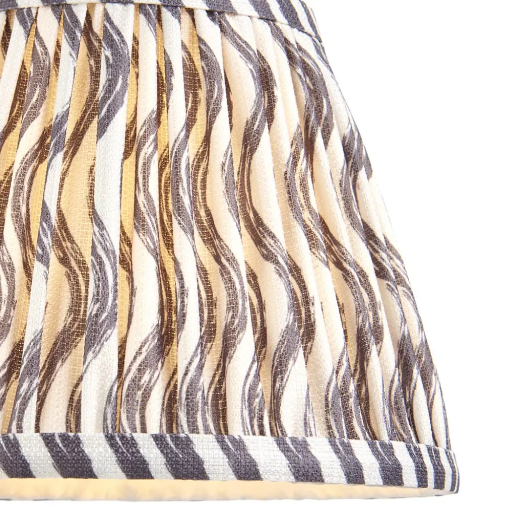 Ripple 200mm Pearl Grey Tapered Shade