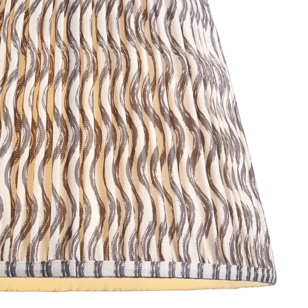 Ripple 400mm Pearl Grey Tapered Shade