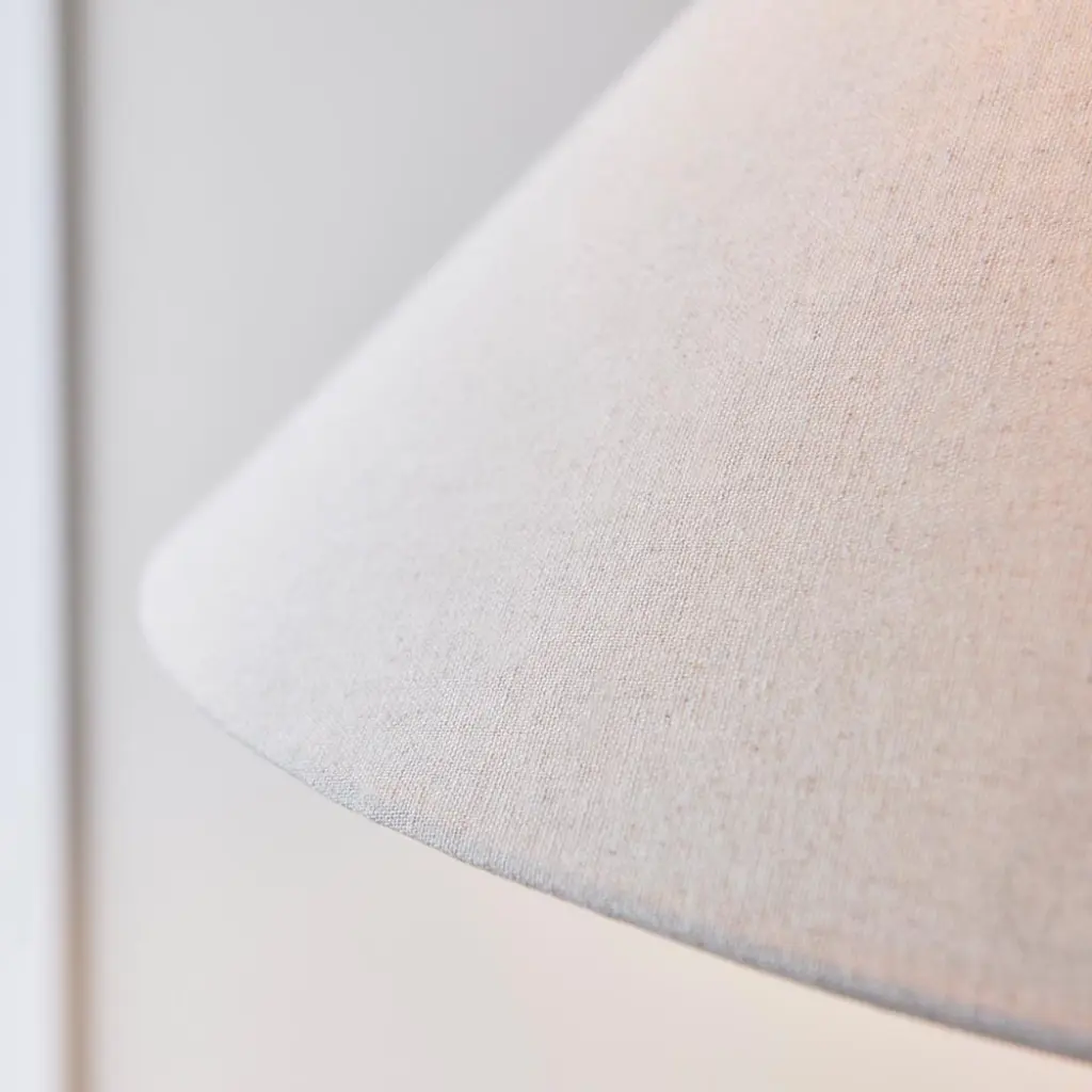 Lille Matt Black Floor Lamp C/W Shade