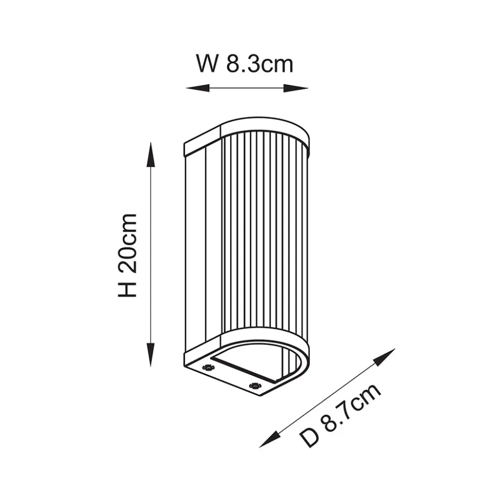 Ridgeton Single Antique Brass Wall Light