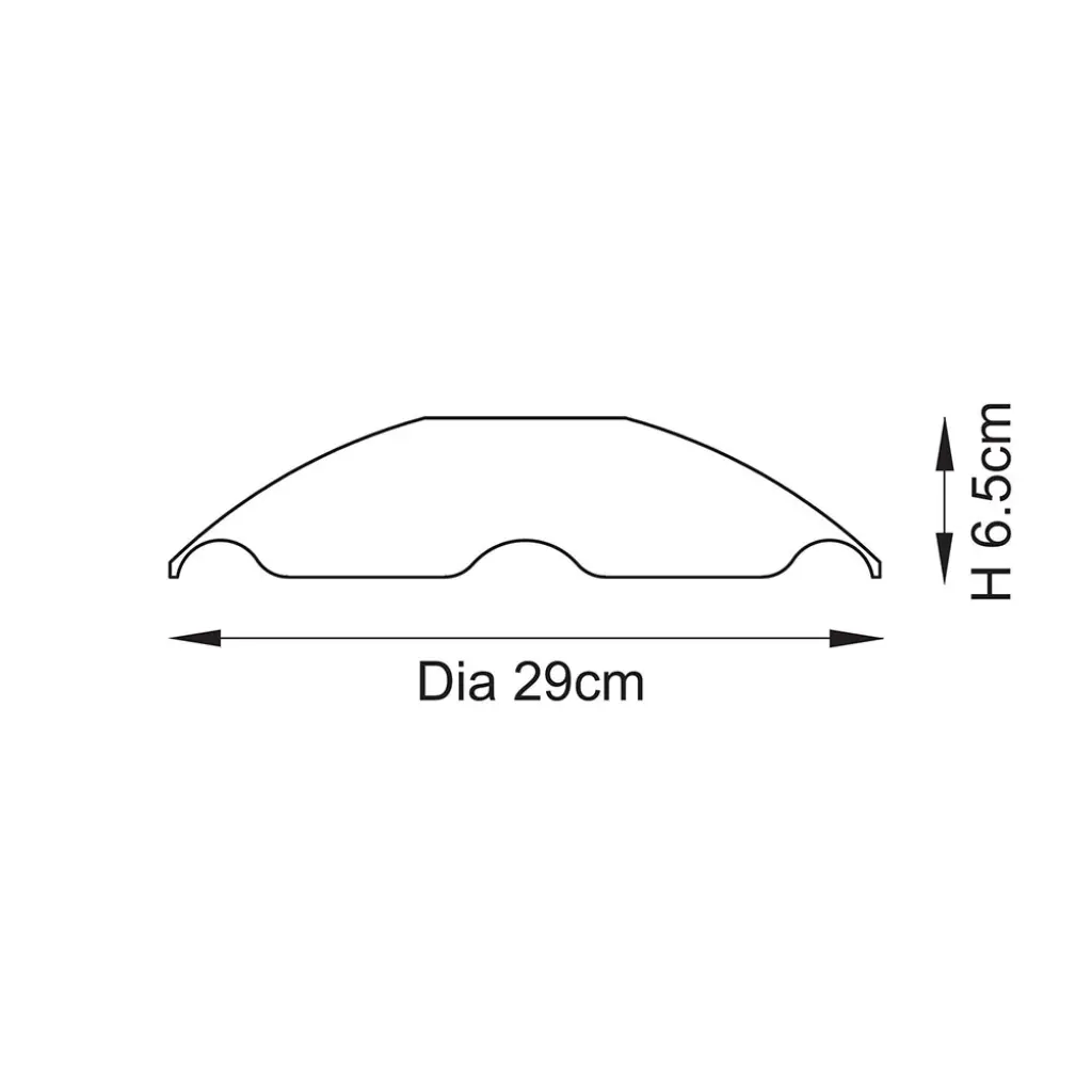 Orchid Easyfit Decorative Glass Shade