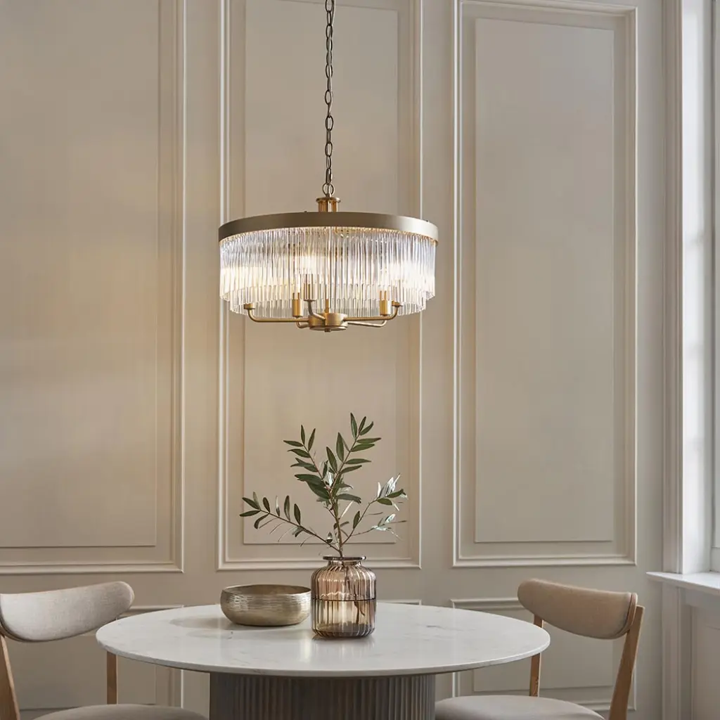 Clermont Antique Brass Ceiling Pendant