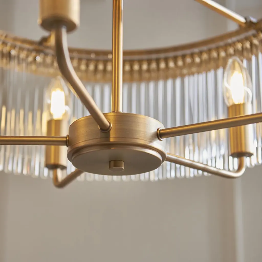 Clermont Antique Brass Ceiling Pendant