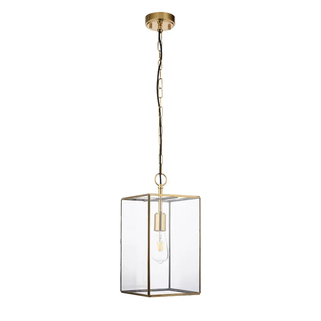 Hammond Large Single Glass Pendant