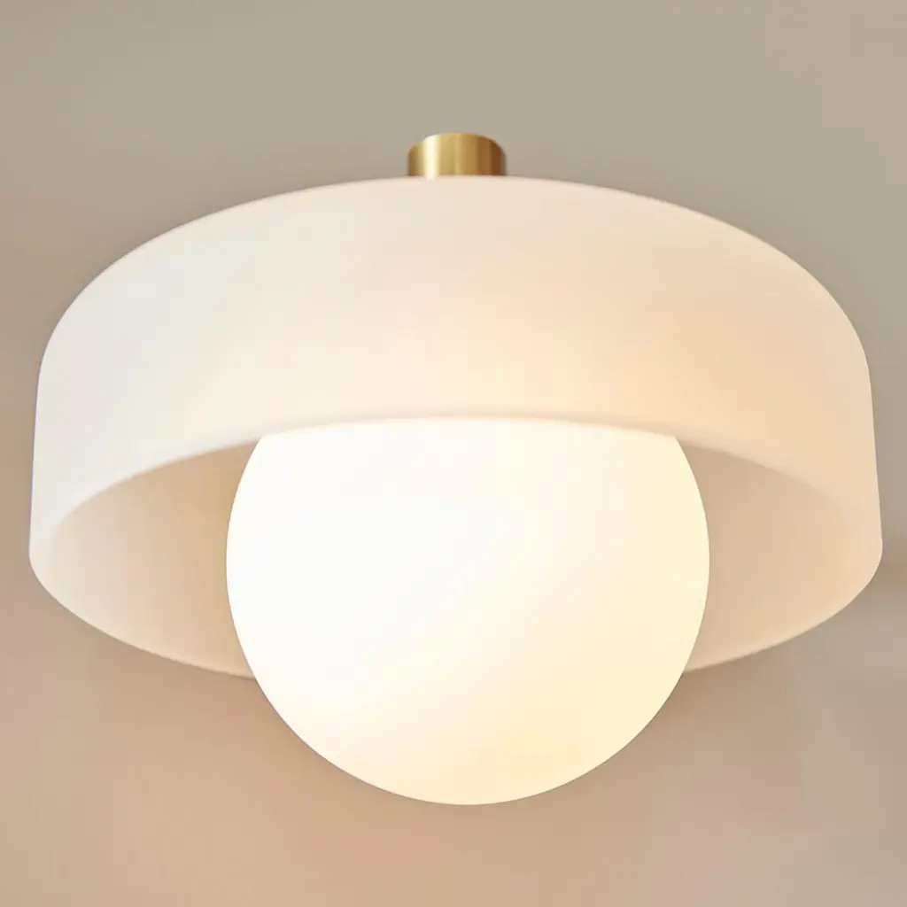 Boss Wall Fitting in Brushed Brass