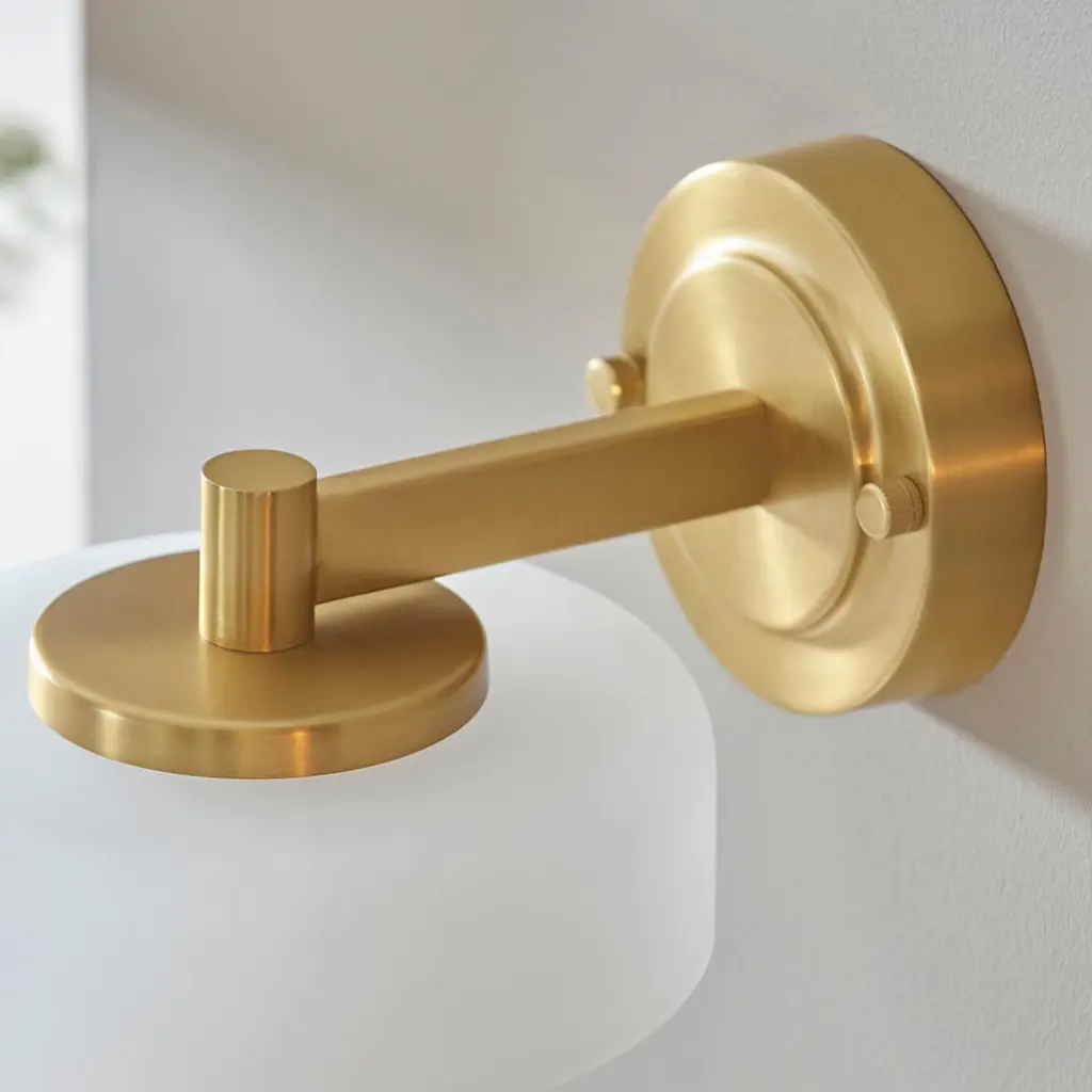 Boss Wall Fitting in Brushed Brass