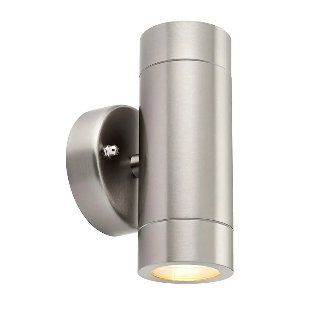 Palin Stainless Steel Up & Down Wall Light IP44