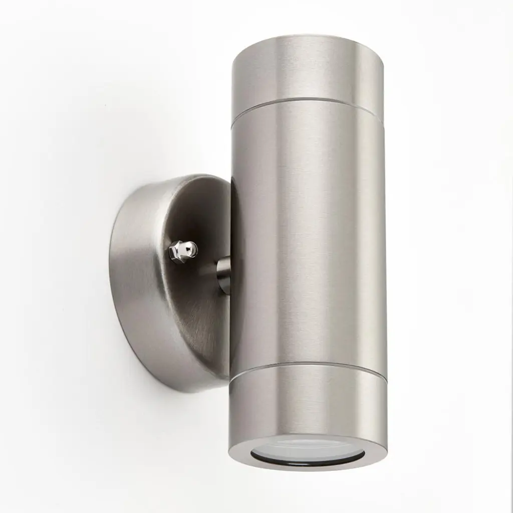 Palin Stainless Steel Up & Down Wall Light IP44