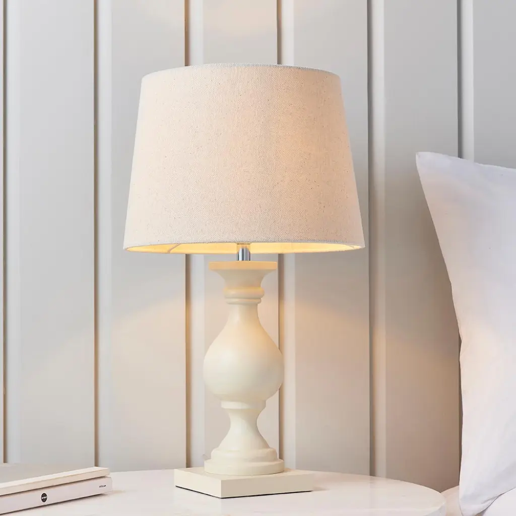 Marsham Ivory Table Lamp C/W Shade