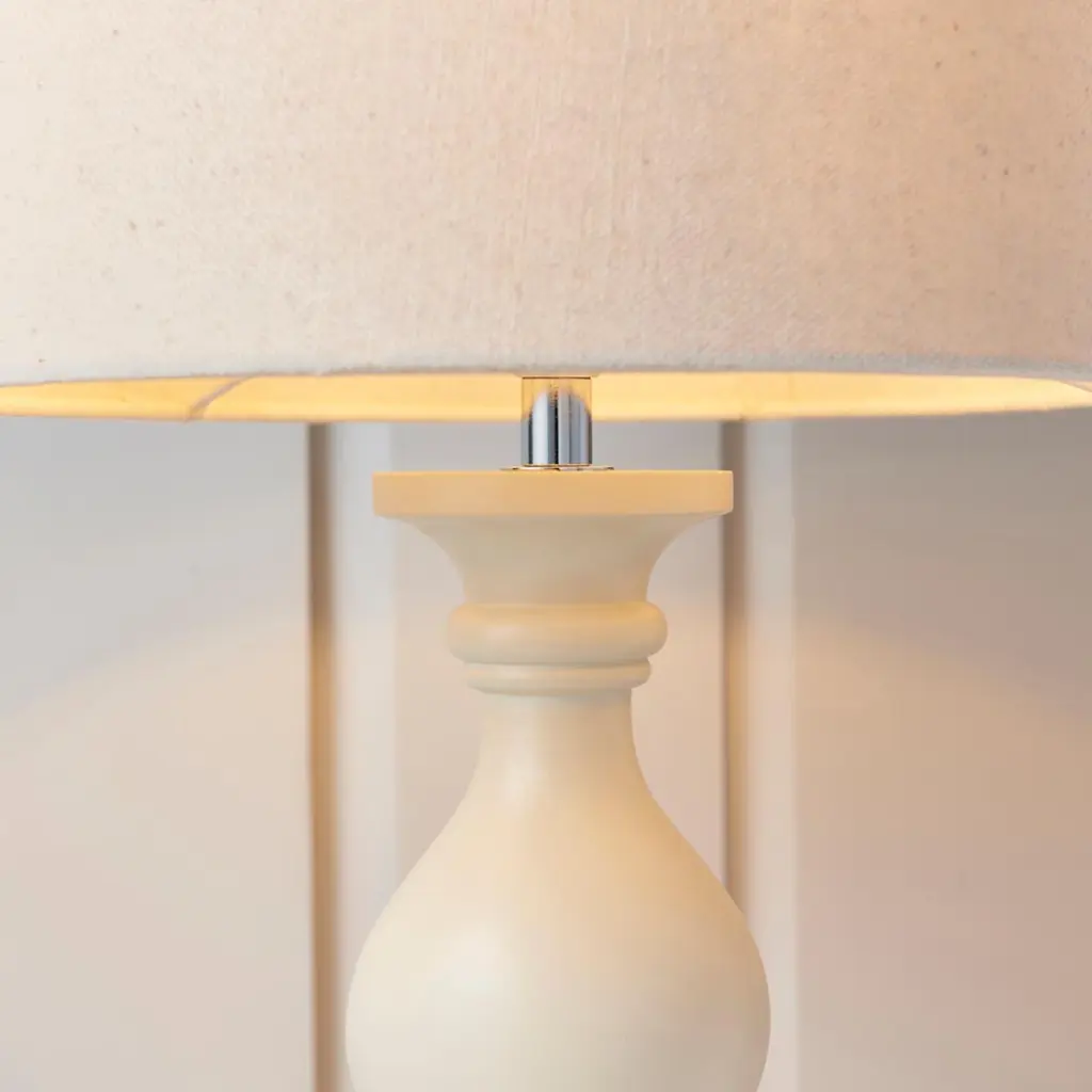 Marsham Ivory Table Lamp C/W Shade