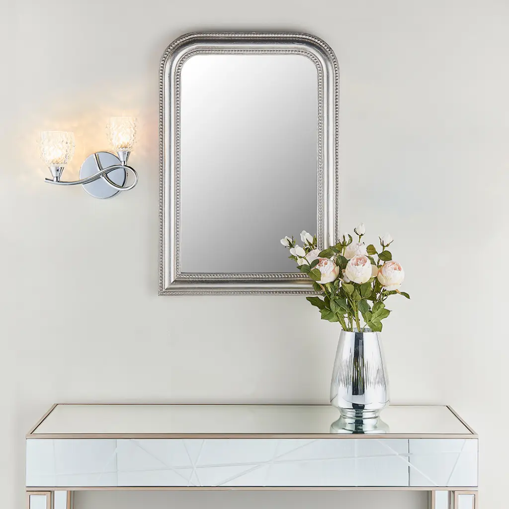 Boyer 2 Light Wall Light in Polished Chrome