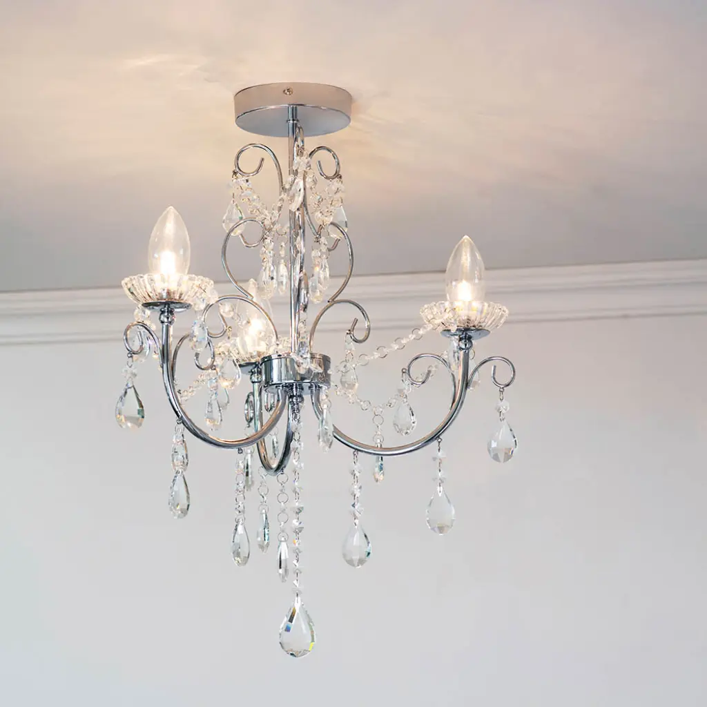 Tabitha 3 Light Semi Flush IP44