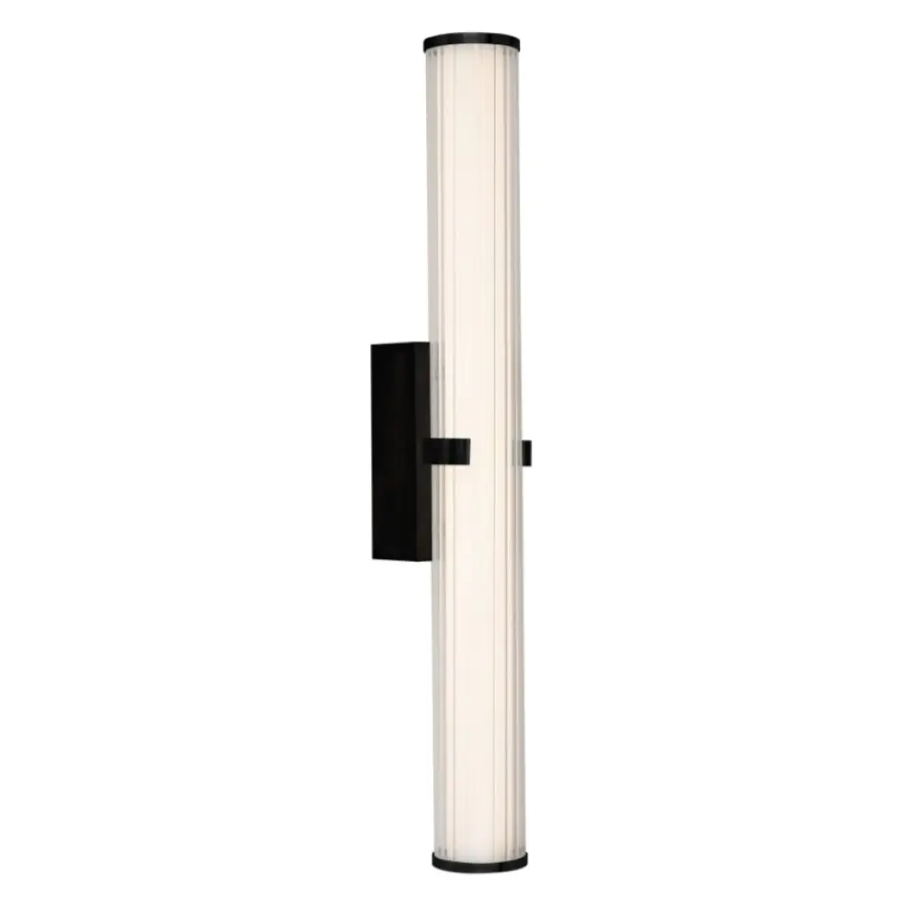 Clamp Large Black Bathroom Wall Light H630mm