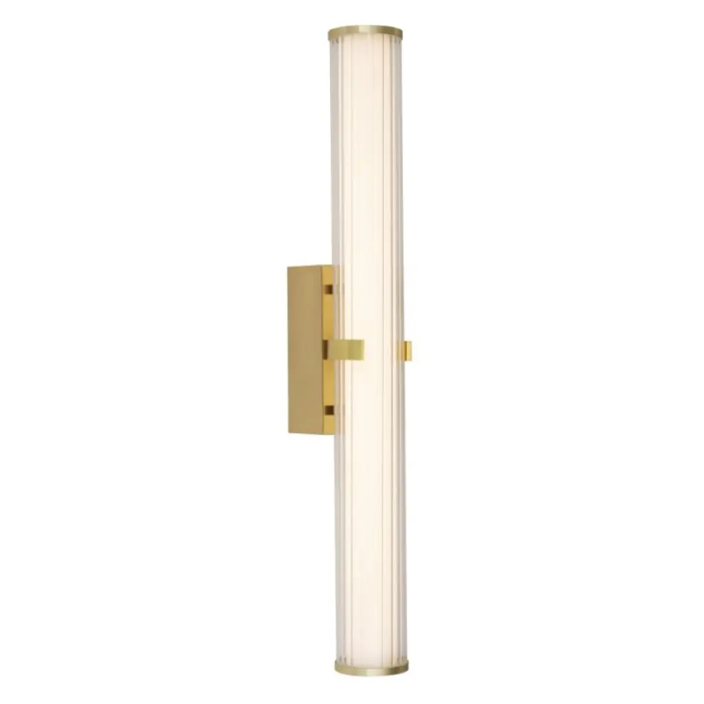 Clamp Large Gold Bathroom Wall Light H630mm