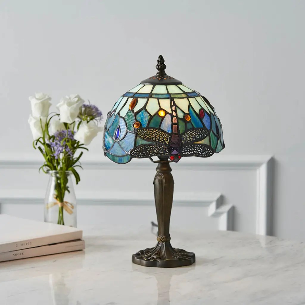 Dragonfly Blue Mini Table Lamp
