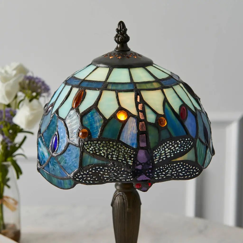 Dragonfly Blue Mini Table Lamp