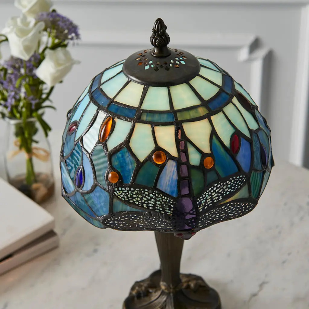 Dragonfly Blue Mini Table Lamp