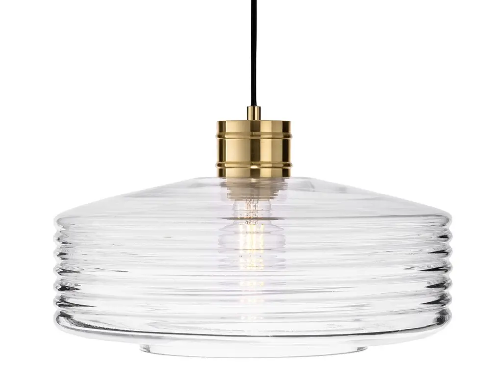 Porto Brushed Brass Single Pendant