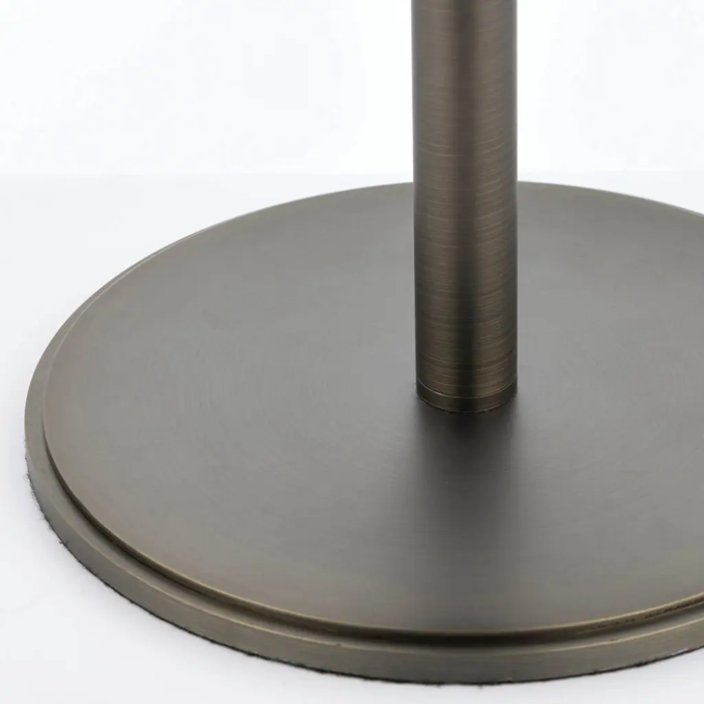 Hayfield Bronze Table Lamp C/W Natural Shade