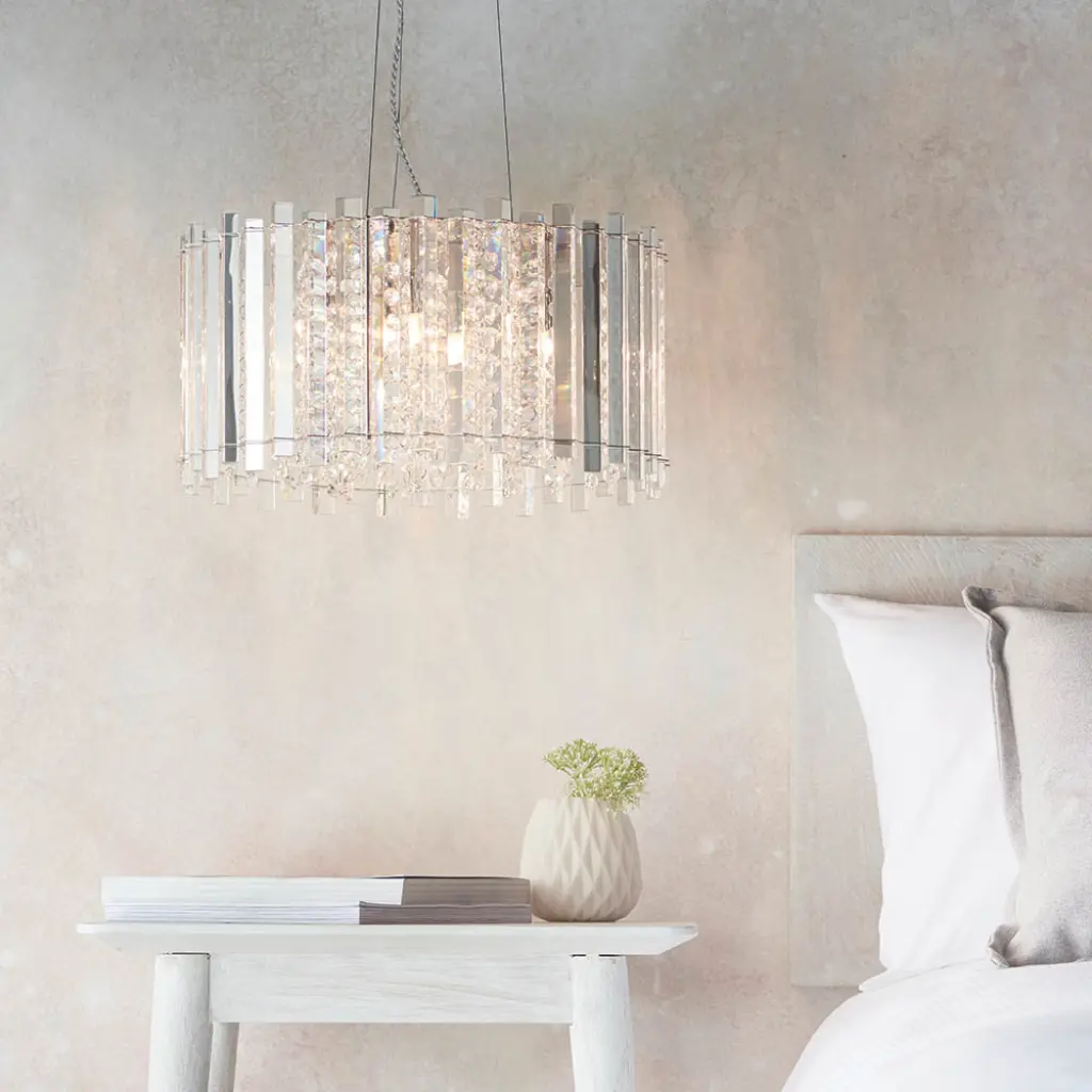 Hanna Crystal 5 Light Pendant