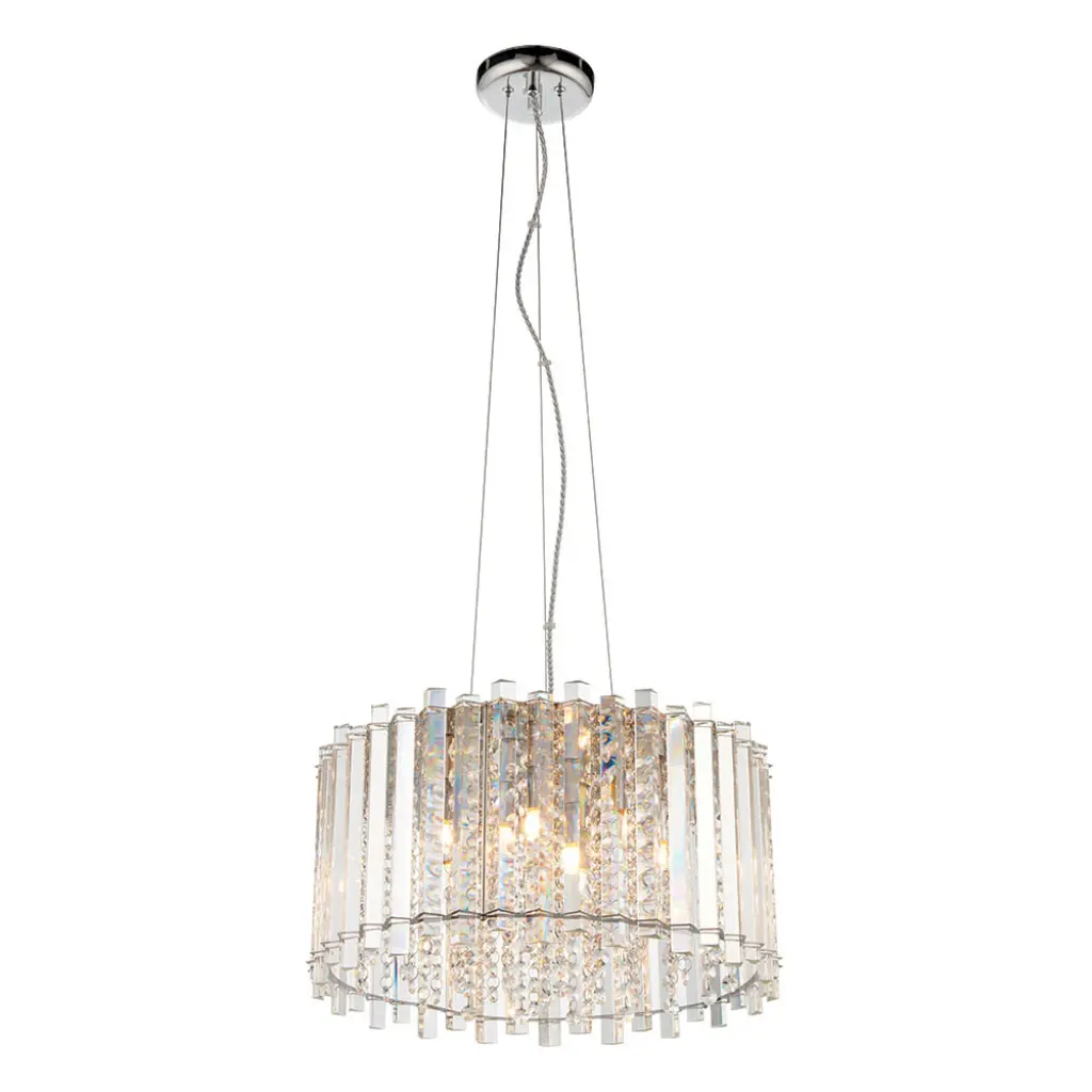Hanna Crystal 5 Light Pendant