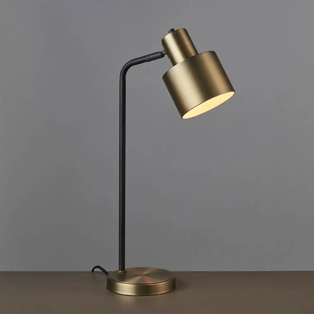 Mayfield Antique Brass Table Lamp
