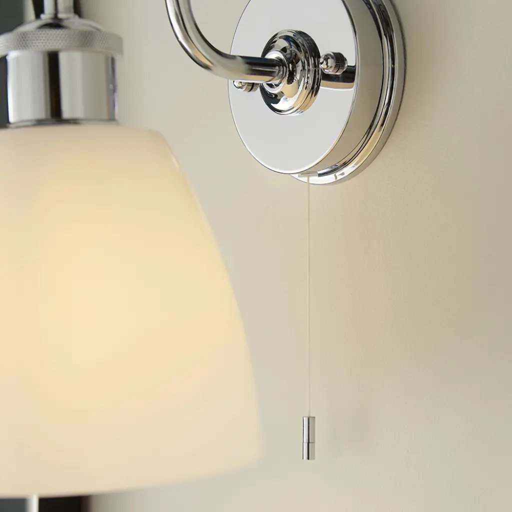 Piper Chrome Arch Wall Light