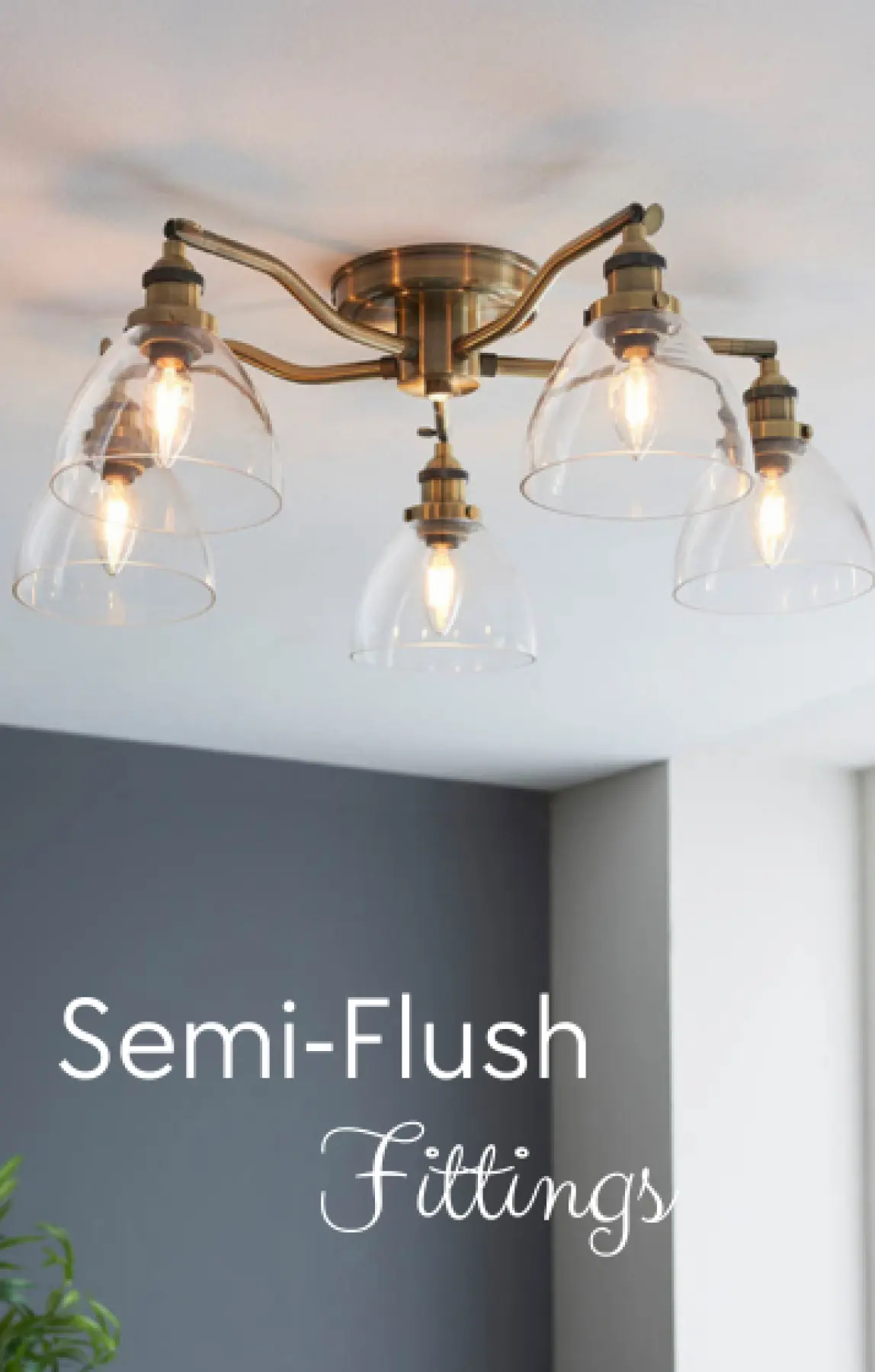 Semi Flush Ceiling Light