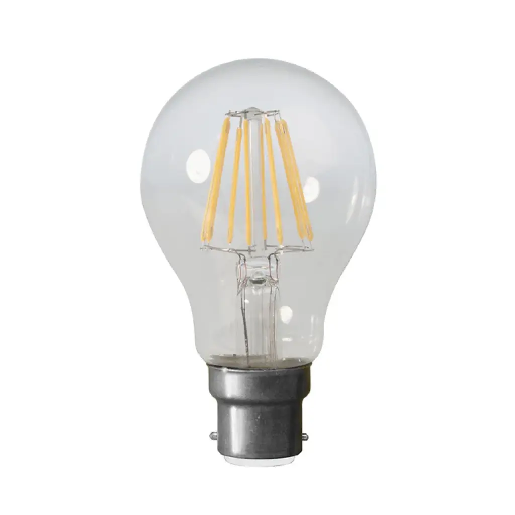 Non Dimmable Cool White 6W LED Filament BC/B22