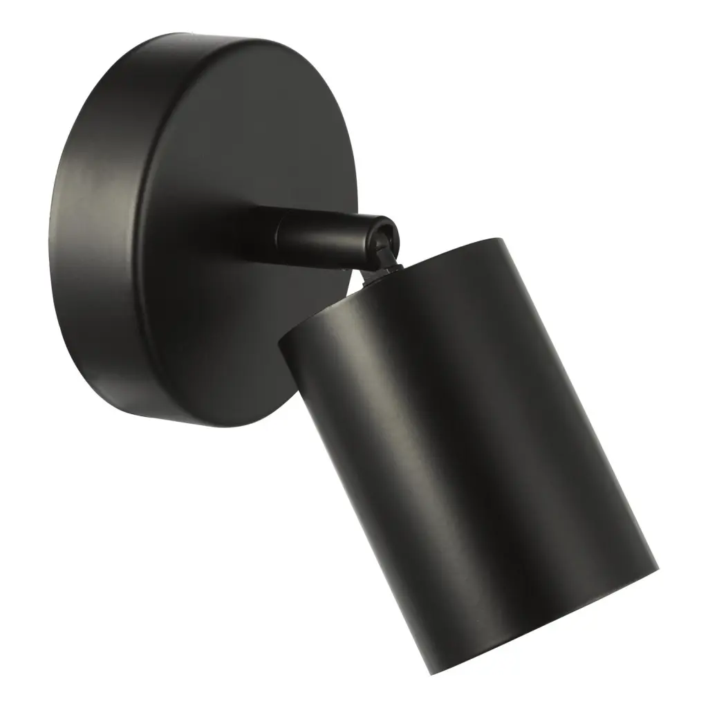 Cawley Single Matt Black Spotlight