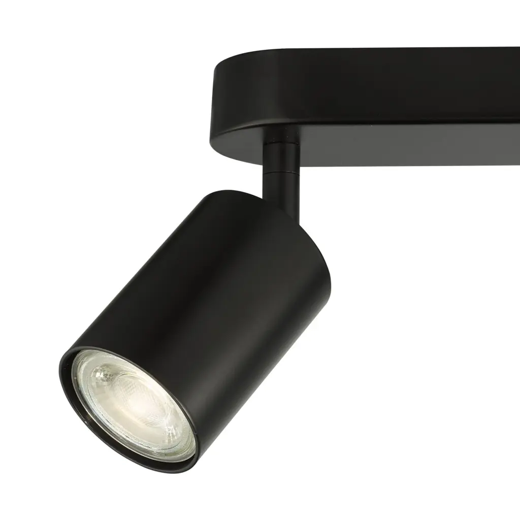 Cawley 4 Light Matt Black Spotlight Bar