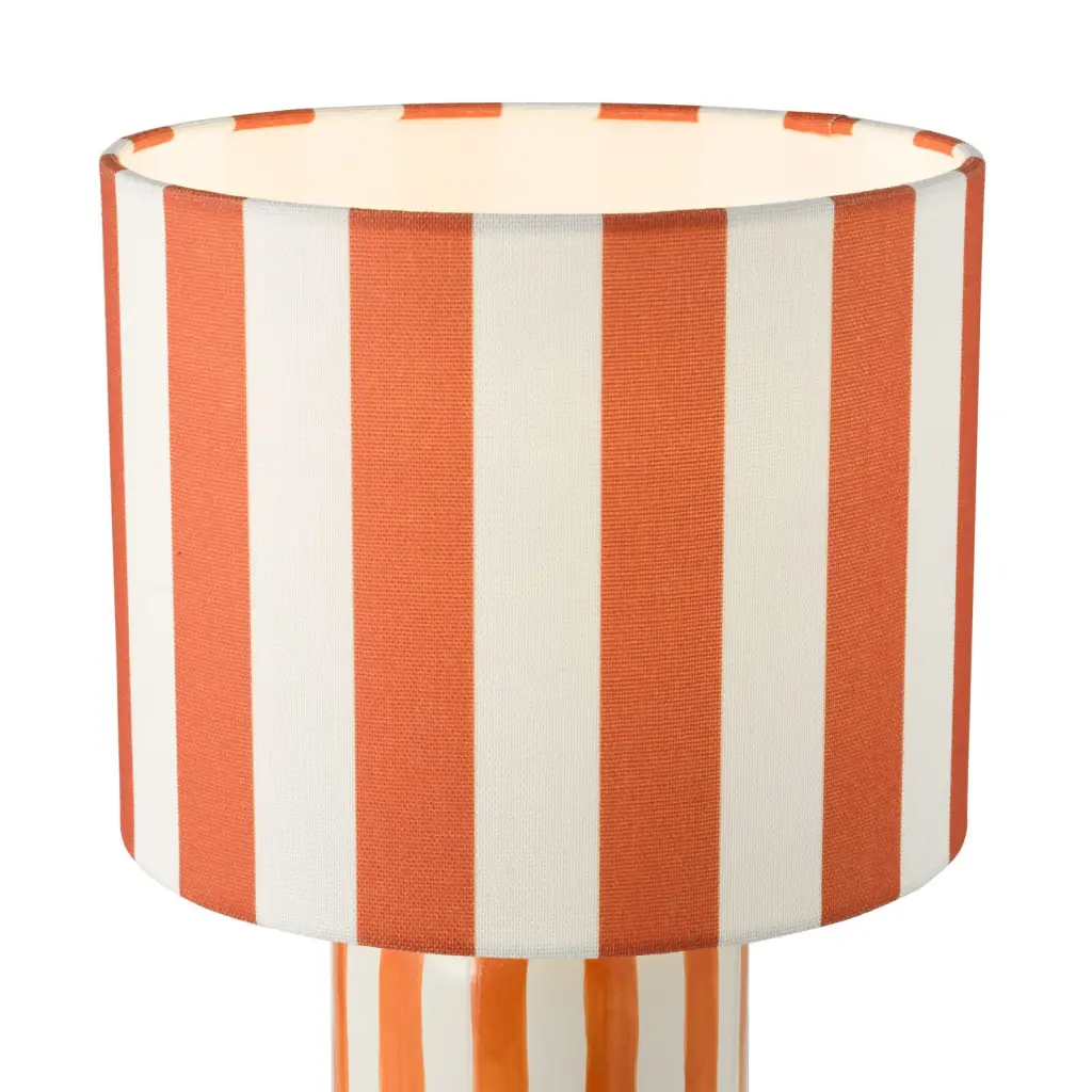 Cicada Orange Table Lamp C/W Shade