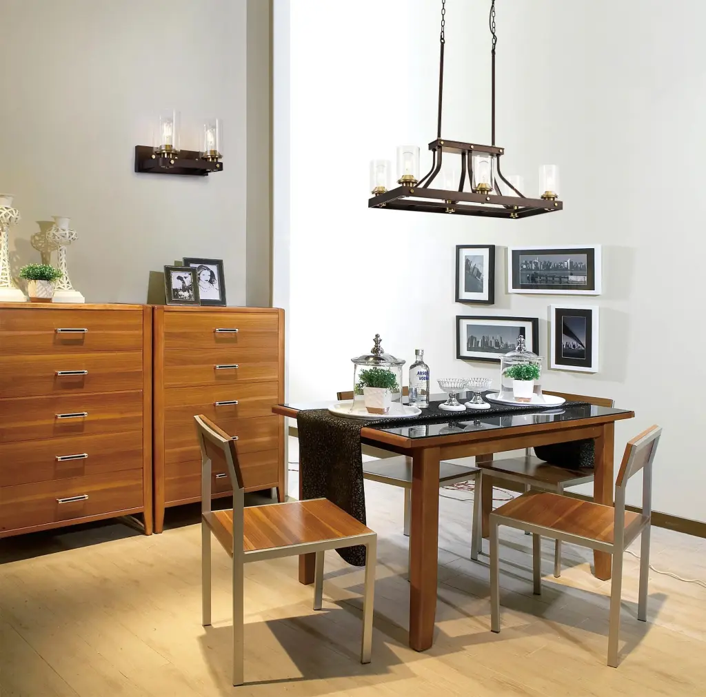 Derryclare Double Bronze Wall Light