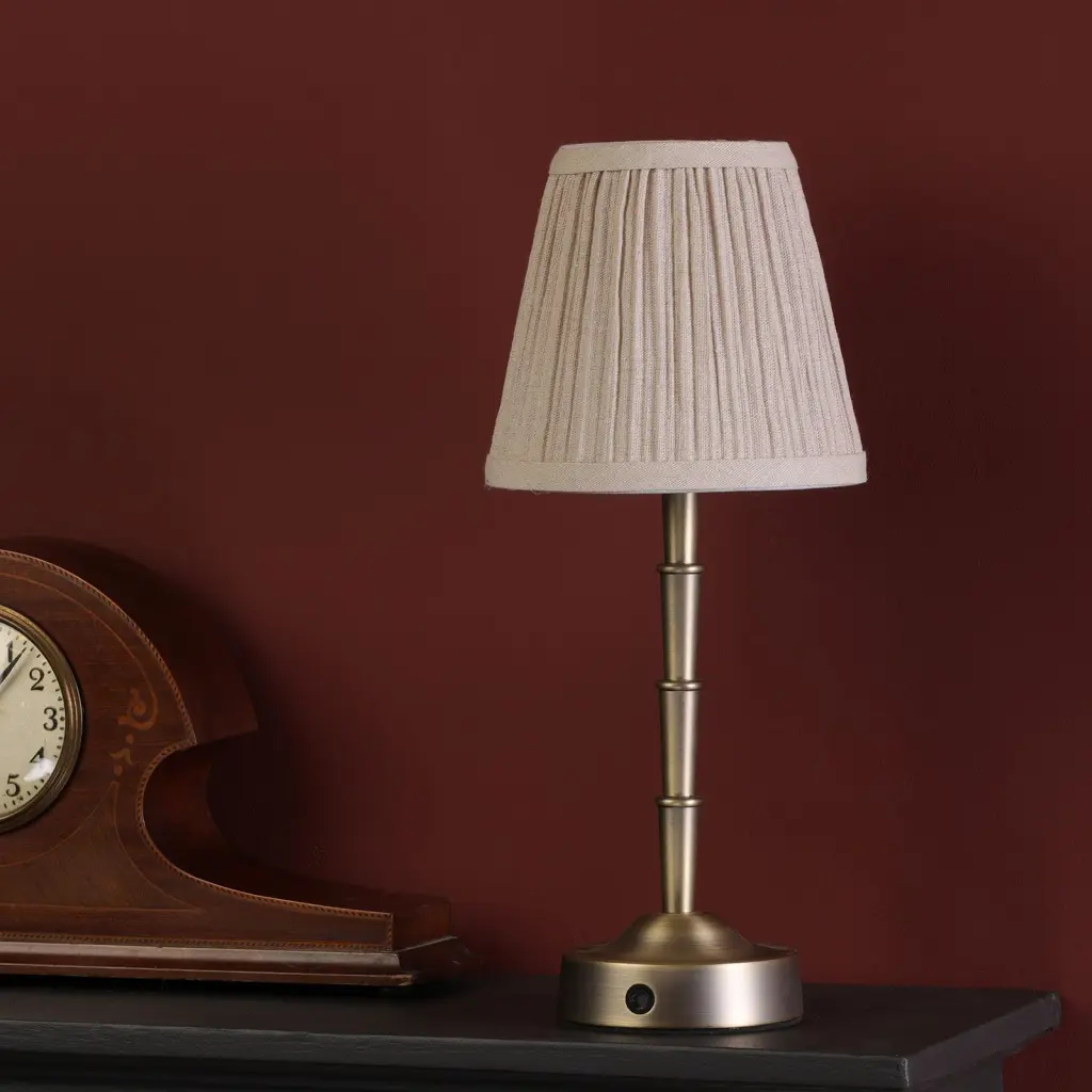 Didina Natural Linen Drum Shade 15cm