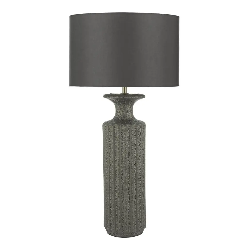 Dugan Black Table Lamp C/W Shade