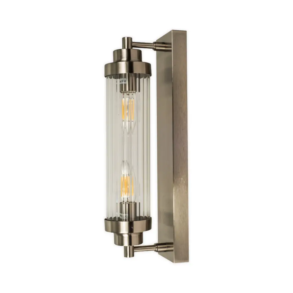 Edith Satin Chrome Bathroom Wall Light