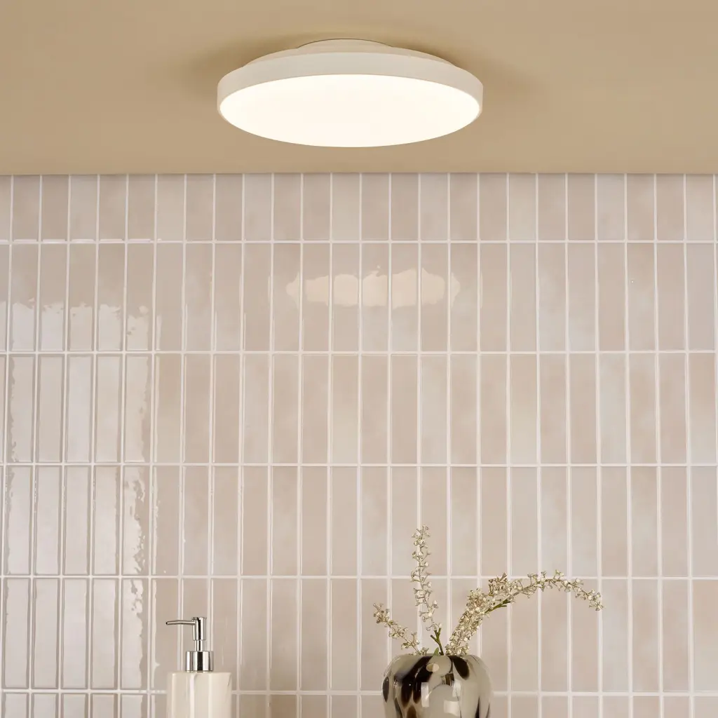 Essien LED Flush Fitting in White IP44